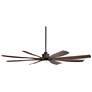 6_72" Casa Vieja Vortex Bronze and Barnwood LED Ceiling Fan with Remote more views