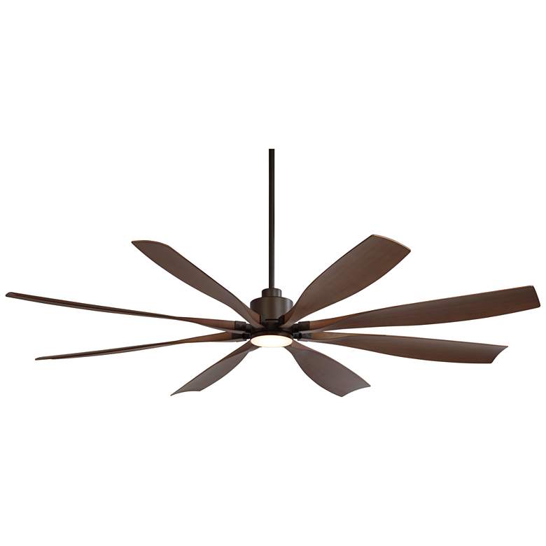 Image 7 72" Casa Vieja Vortex Bronze and Barnwood LED Ceiling Fan with Remote more views