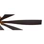 3_72" Casa Vieja Vortex Soft Brass Walnut LED Ceiling Fan with Remote more views