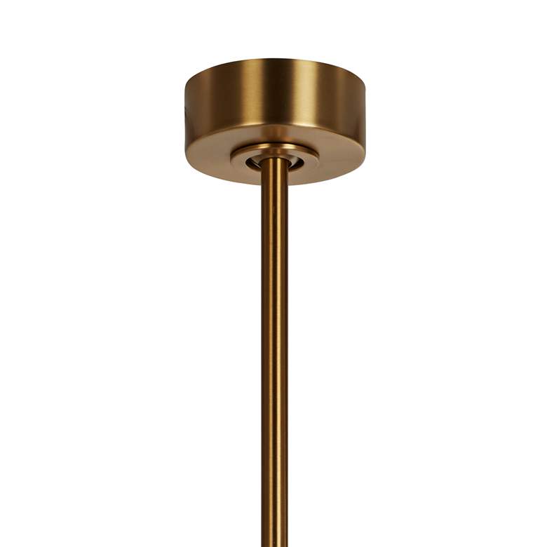 Image 4 72" Casa Vieja Vortex Soft Brass Walnut LED Ceiling Fan with Remote more views