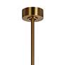 4_72" Casa Vieja Vortex Soft Brass Walnut LED Ceiling Fan with Remote more views