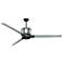 72" Casablanca Duluth Aged Steel Ceiling Fan with Wall Control