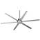 72" Craftmade Mondo Brushed Nickel Large Ceiling Fan with Remote