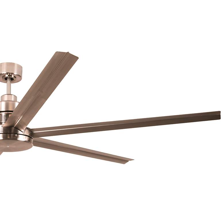 Image 5 72 inch Craftmade Mondo Brushed Nickel Large Ceiling Fan with Remote more views