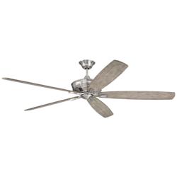 72&quot; Craftmade Santori Brushed Nickel Indoor Ceiling Fan with Remote