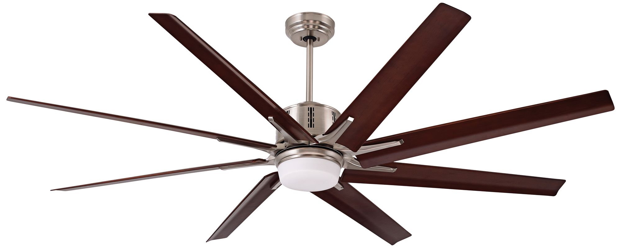 72" Emerson Aira Eco Brushed Steel Ceiling Fan