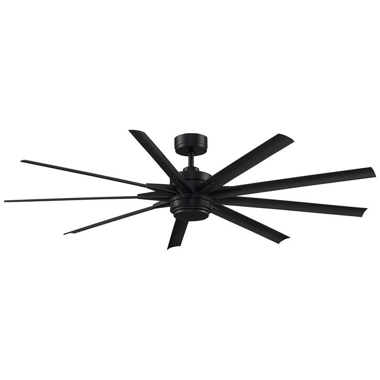 Image 4 72 inch Fanimation Odyn Custom Black LED Outdoor Smart Ceiling Fan more views