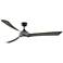 72" Fanimation Wrap Matte Greige LED Damp Rated Smart Ceiling Fan