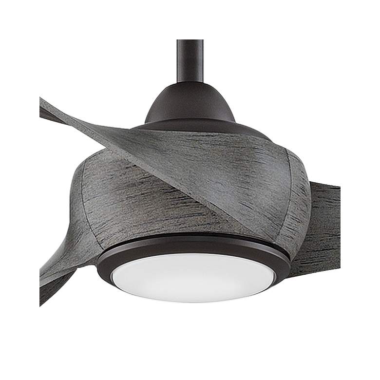 Image 3 72 inch Fanimation Wrap Matte Greige LED Damp Rated Smart Ceiling Fan more views
