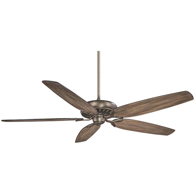 Image 2 72" Great Room Bronze Traditional Large Ceiling Fan with Wall Control