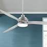 72" Hinkley Artiste Brushed Nickel LED Wet-Rated Smart Ceiling Fan