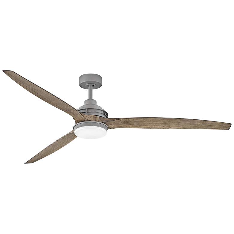 Image 2 72" Hinkley Artiste Graphite LED Wet-Rated Smart Ceiling Fan