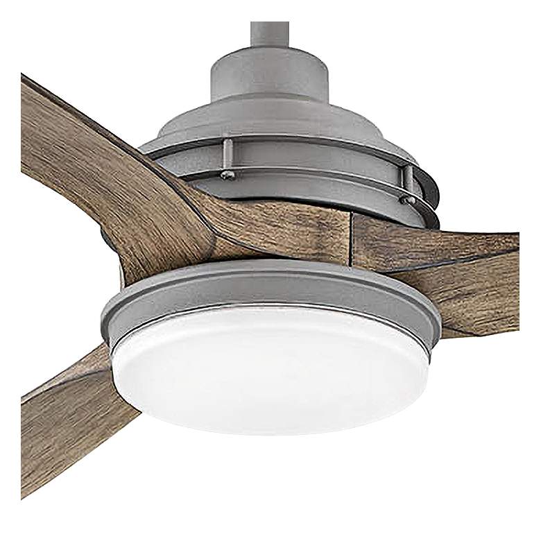 Image 3 72" Hinkley Artiste Graphite LED Wet-Rated Smart Ceiling Fan more views
