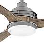 72" Hinkley Artiste Graphite LED Wet-Rated Smart Ceiling Fan