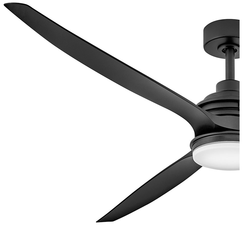 Image 3 72" Hinkley Artiste Matte Black LED Smart Ceiling Fan more views