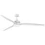 2_72" Hinkley Artiste Matte White LED Wet-Rated Large Smart Ceiling Fan