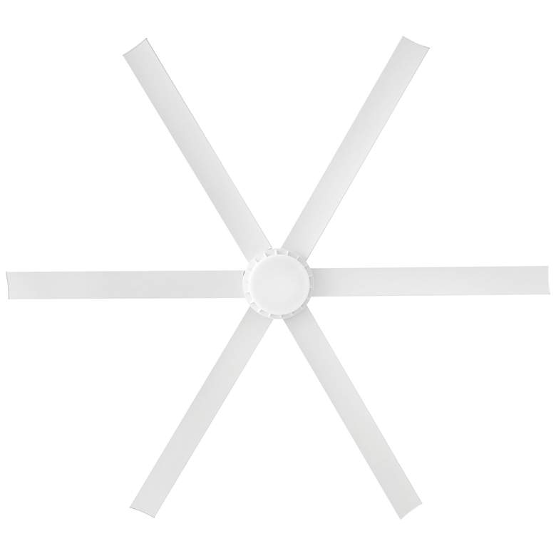 Image 4 72" Hinkley Draftsman Matte White LED Wet Rated Smart Ceiling Fan more views