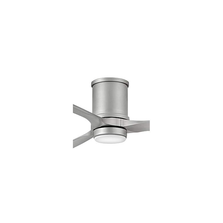 Image 2 72" Hinkley Hover Brushed Nickel Wet LED Hugger Smart Ceiling Fan more views