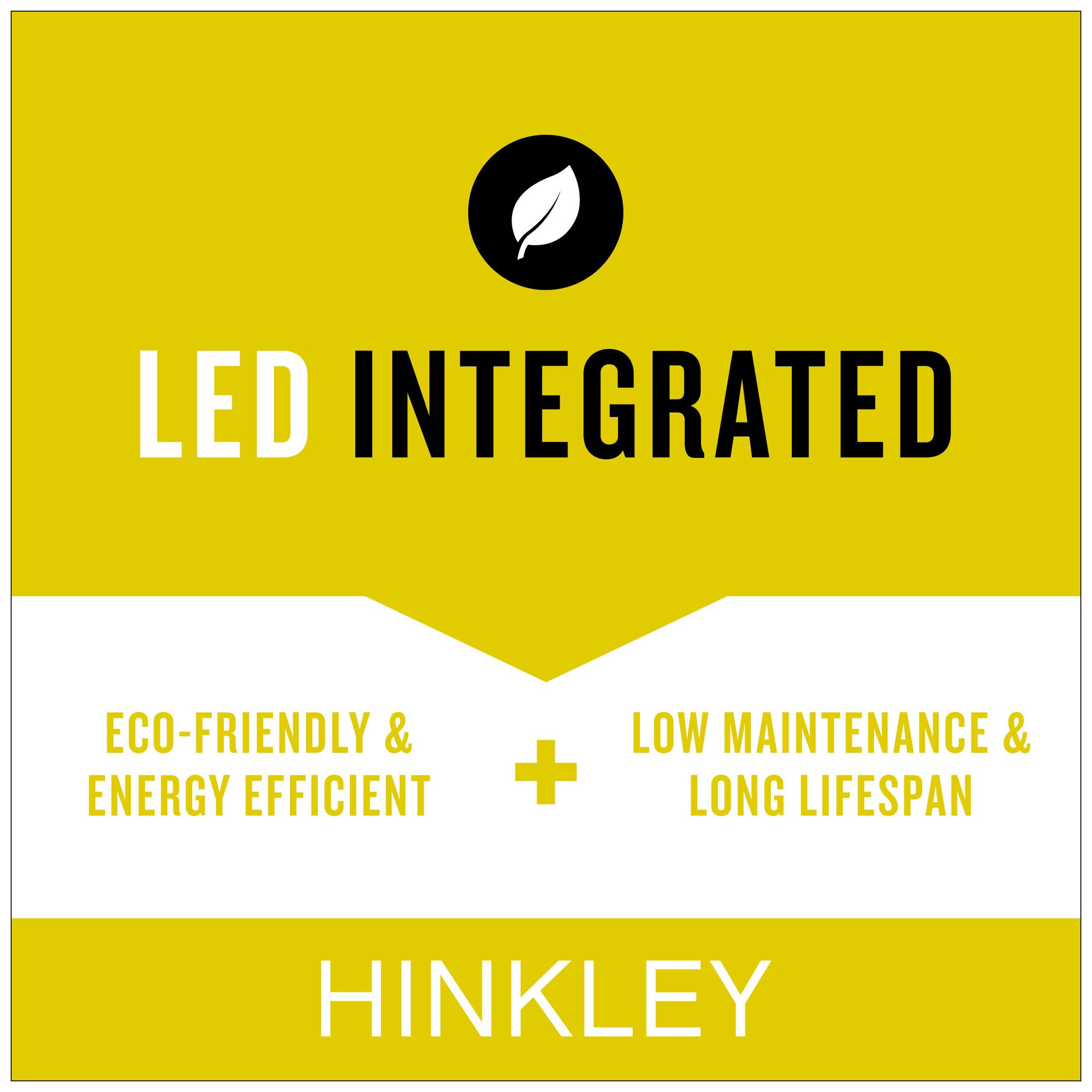 72" Hinkley Hover Matte Black Wet-Rated LED Hugger Smart Ceiling Fan