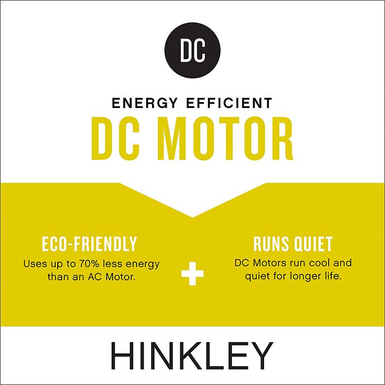 Image 4 72" Hinkley Hover Matte White Wet-Rated LED Hugger Smart Ceiling Fan more views