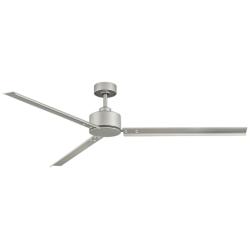 72&quot; Hinkley Indy Brushed Nickel Wet Rated Fan with Wall Control