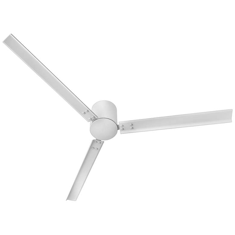 Image 3 72 inch Hinkley Indy Damp Matte White Hugger Smart Ceiling Fan with Remote more views