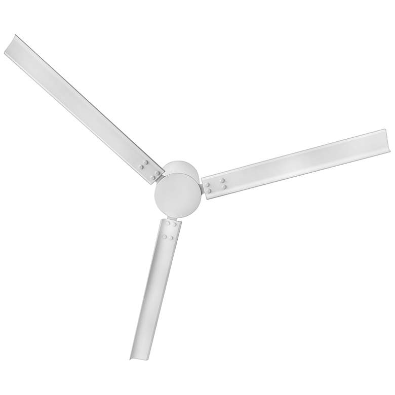 Image 4 72" Hinkley Indy Damp Matte White Hugger Smart Ceiling Fan with Remote more views