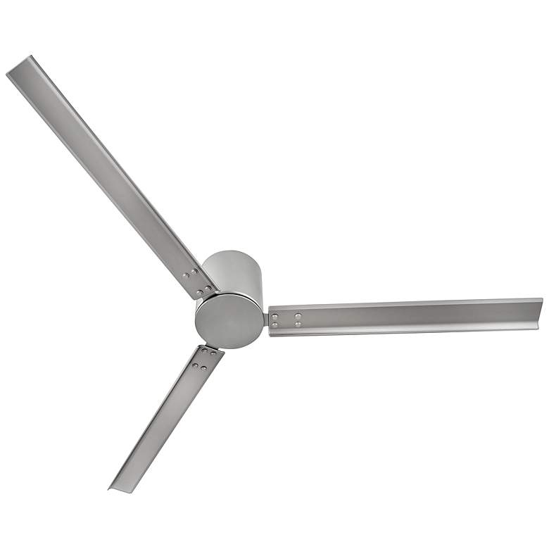 Image 3 72" Hinkley Indy Flush Brushed Nickel Hugger Smart Ceiling Fan more views