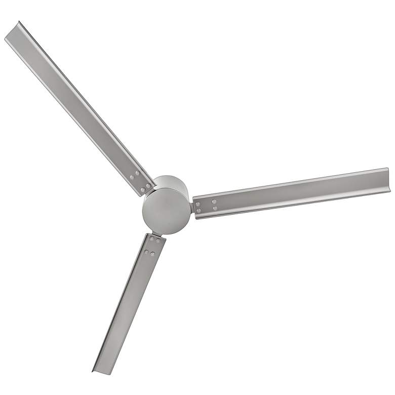 Image 4 72" Hinkley Indy Flush Brushed Nickel Hugger Smart Ceiling Fan more views
