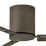 72" Hinkley Indy Flush Metallic Matte Bronze Hugger Smart Ceiling Fan