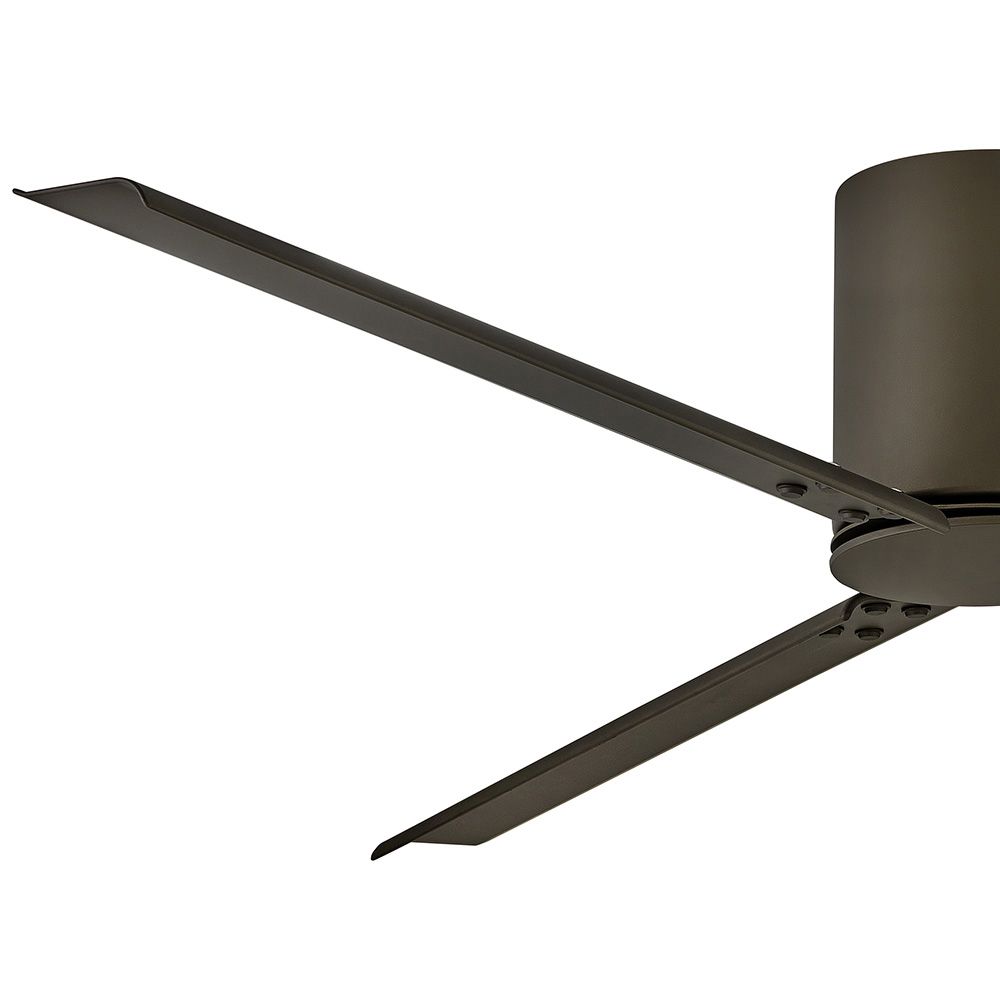 72" Hinkley Indy Flush Metallic Matte Bronze Hugger Smart Ceiling Fan