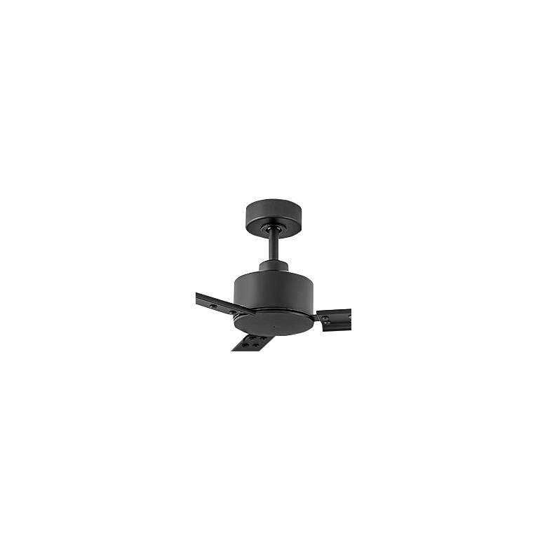 Image 2 72" Hinkley Indy Matte Black Wet Rated Ceiling Fan with Wall Control more views