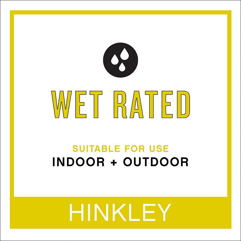 Image 4 72" Hinkley Indy Matte Black Wet Rated Ceiling Fan with Wall Control more views