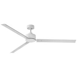 72&quot; Hinkley Indy Matte White Wet Rated Ceiling Fan with Wall Control
