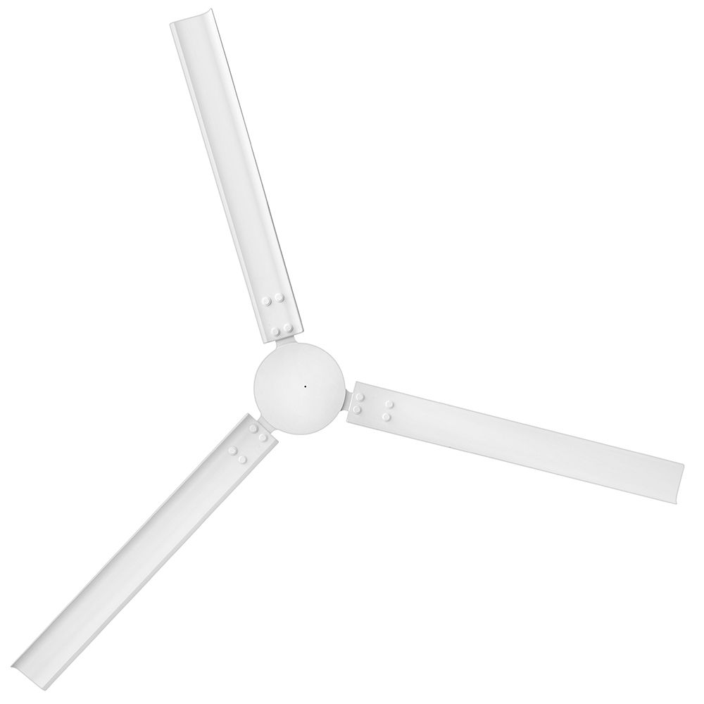 72" Hinkley Indy Matte White Wet Rated Ceiling Fan with Wall Control
