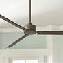 72" Hinkley Indy Metallic Bronze Wet Rated Fan with Wall Control
