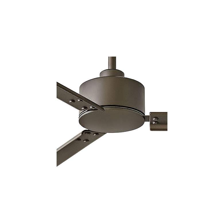 Image 3 72" Hinkley Indy Metallic Bronze Wet Rated Fan with Wall Control more views