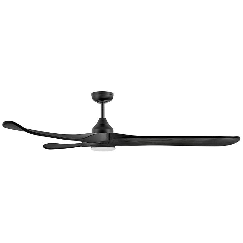 Image 5 72" Hinkley Swell Illuminated Black LED Smart Ceiling Fan more views