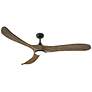 2_72" Hinkley Swell Matte Black and Driftwood LED Ceiling Fan more views