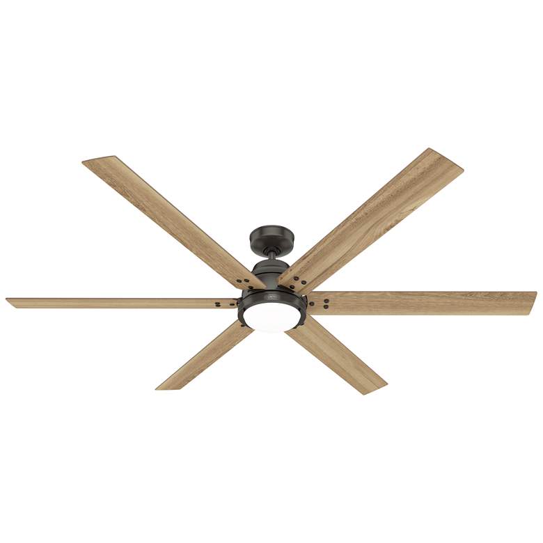 Image 1 72 inch Hunter Gravity Noble Bronze LED Smart Ceiling Fan