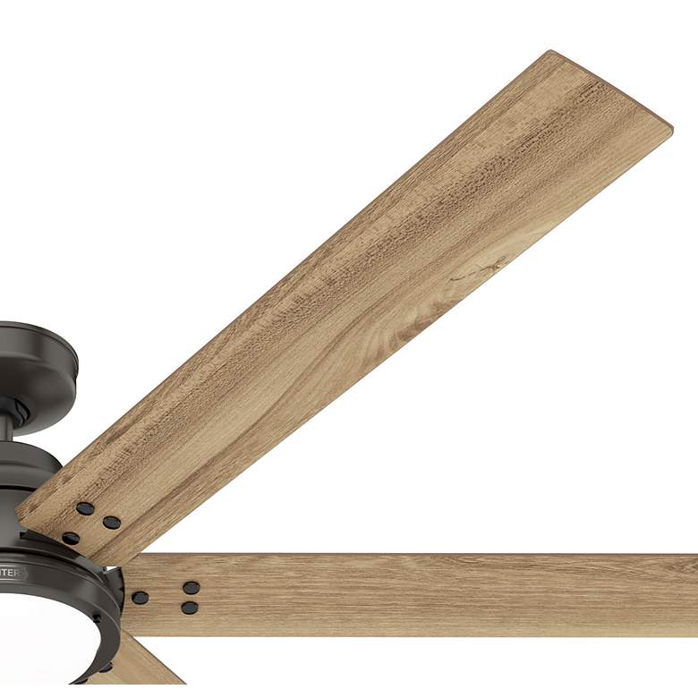 Image 3 72" Hunter Gravity Noble Bronze LED Smart Ceiling Fan more views