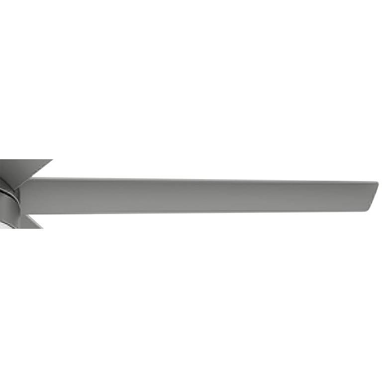 Image 4 72" Hunter Solaria Silver Outdoor Rated Ceiling Fan with Wall Control more views