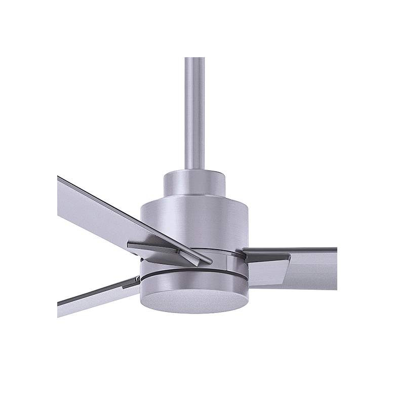 Image 2 72" Matthews Alessandra 3-Blade Brushed Nickel Ceiling Fan with Remote more views