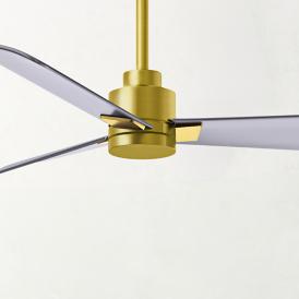 72" Matthews Alessandra Brass and Nickel Ceiling Fan with Remote 72" Matthews Alessandra Brass and Nickel Ceiling Fan with Remote