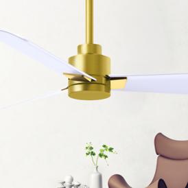 72" Matthews Alessandra Brass and White Ceiling Fan with Remote 72" Matthews Alessandra Brass and White Ceiling Fan with Remote