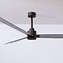 1_72" Matthews Alessandra Bronze and Barnwood Ceiling Fan with Remote