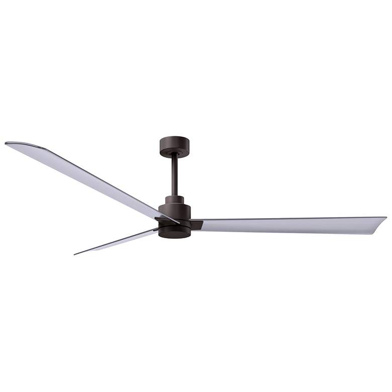 Image 1 72" Matthews Alessandra Bronze-Nickel Large Ceiling Fan with Remote