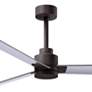 3_72" Matthews Alessandra Bronze-Nickel Large Ceiling Fan with Remote more views