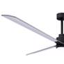 4_72" Matthews Alessandra Damp LED Black and Nickel Fan with Remote more views