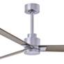 3_72" Matthews Alessandra Nickel and Gray Ash Ceiling Fan with Remote more views